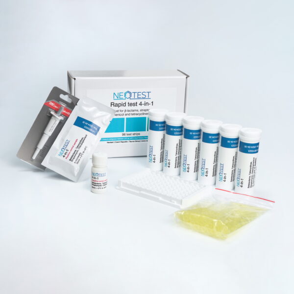 4-in-1 Antibiotic Residues Milk Test Kit - Image 2